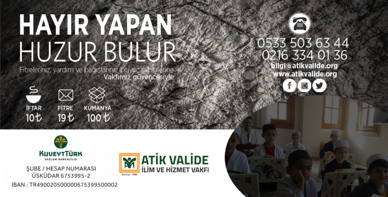 Fitre ve zekatlarınız ilim talebeleri ile bereketlensin.